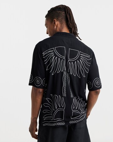 Only & Sons Wright Printed Shirt - Black