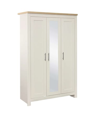Highgate 3 Door Wardrobe With Mirror