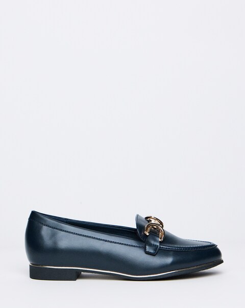 Vanessa Trim Loafer With Rand Detailing - Wide Fit (E)