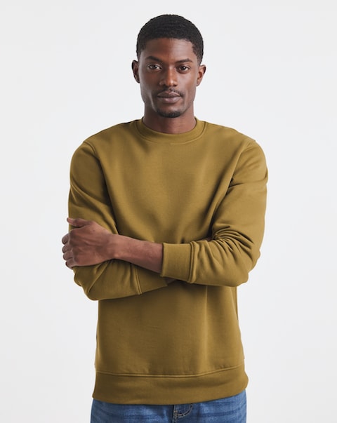 Pure Cotton Crew Neck Sweatshirt Long