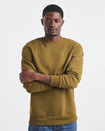 Pure Cotton Crew Neck Sweatshirt Long