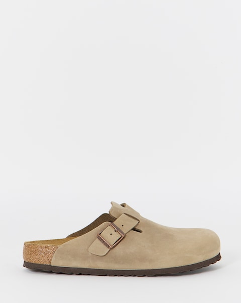 Birkenstock Classic Oiled Leather Boston Clogs - Tabacco Brown