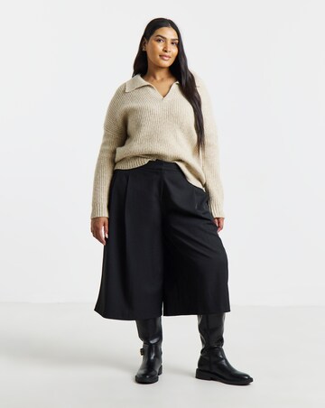 Simply Be Black Culotte