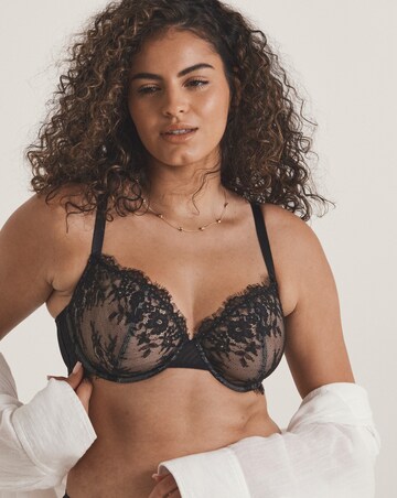 Pretty Secrets Lace Full Cup Non Padded Wired Bra (B-F)