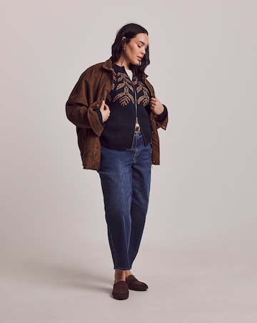Julipa Knitted Zip Through Cardigan