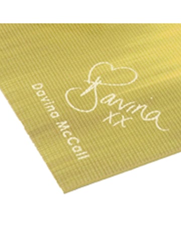 Davina McCall Yoga Mat & Yoga Block Set Yellow