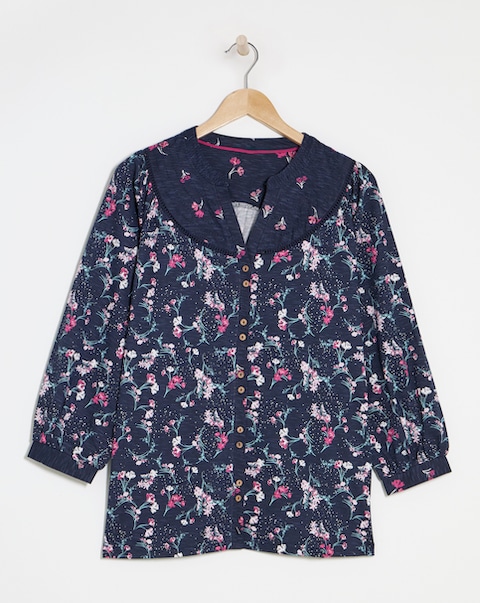 Julipa Mixed Print Jersey Top