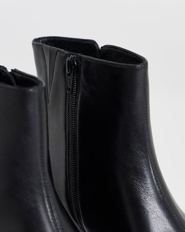 Candice Classic Leather Ankle Boots - Extra Wide Fit (EEE)