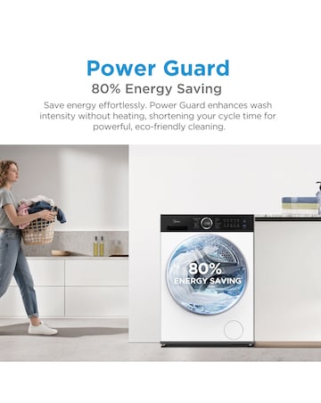 Midea 10kg Washing Machine - White