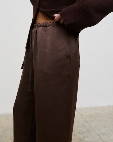 Pretty Lavish Breya Satin Drawstring Trousers