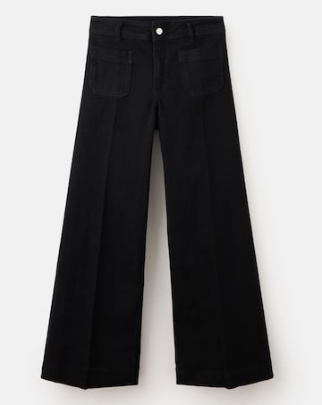 Mango High-Waisted Wide Leg Jeans