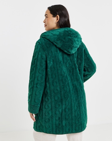 Pretty Secrets Cable Fleece Cardigan