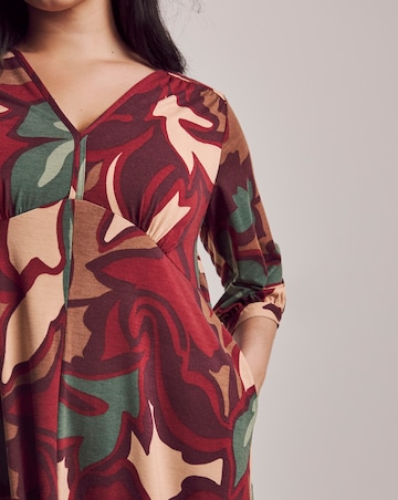 Julipa Printed Jersey Midi Dress