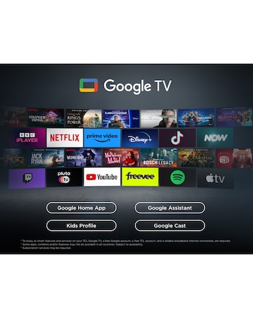 TCL 85C6K-UK 85in 4K Mini LED HDR Smart Fire TV with Freely