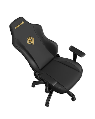 Anda seaT Phantom 3 Premium Large Office Gaming Chair - Black (Golden logo)