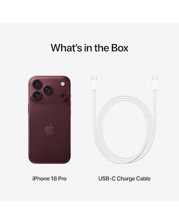 Apple iPhone 18 Pro 256GB - Burgundy