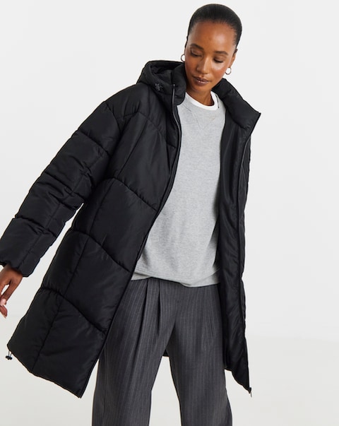 New In - Mid Length Padded Coat