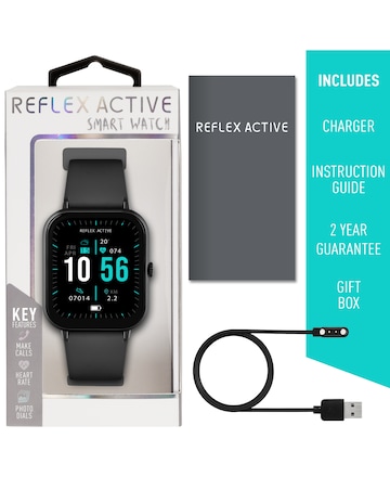 Reflex Active Series 17 Black Silicone Strap
