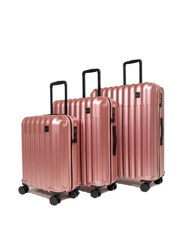 Rock Luna 3pc Suitcase Set