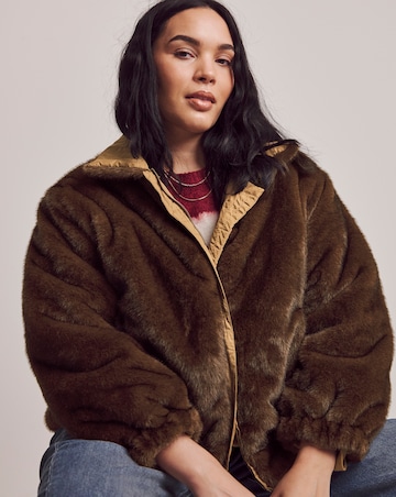 Julipa Reversible Fur Padded Coat