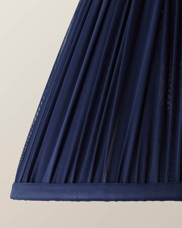 ValueLights Elowen Navy Chiffon Taper Shade