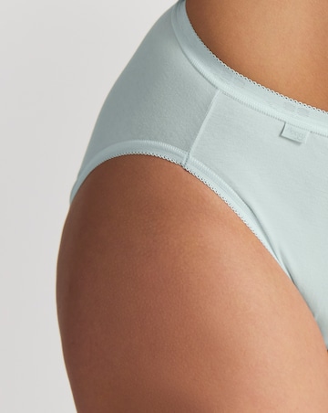 Sloggi (3 Pack) Tai Hi Leg Knickers Mint Multi
