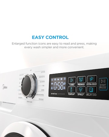 Midea 9kg Washing Machine - White