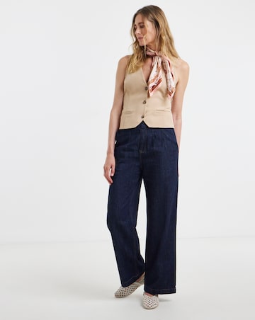 Unlined Button Front Waistcoat