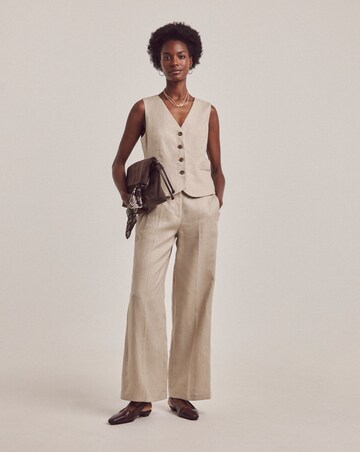 Anthology Pure Linen Wide Leg Trousers