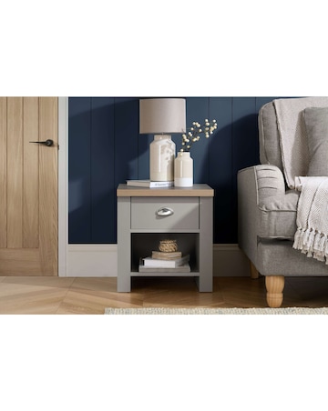 Highgate 1 Drawer Lamp Table