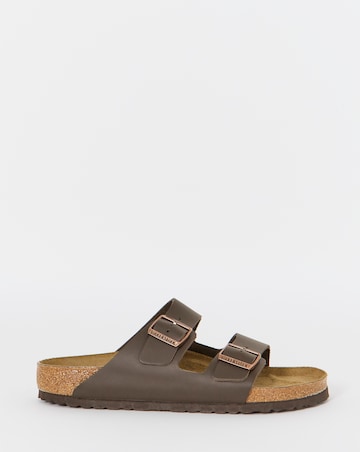 Birkenstock Classic Smooth Leather Arizona Sandals - Dark Brown