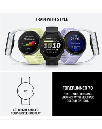 Garmin Forerunner 70 GPS Smart Watch - Whitestone
