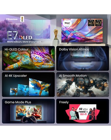 Hisense 55E7STUK 55in QLED 4K Ultra HD HDR Smart TV
