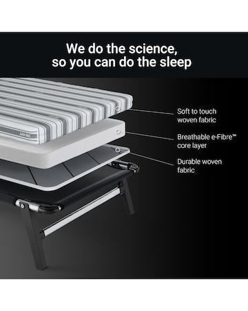 Jay-Be QE80 Quick Folding Bed with Comfort Mattress Single