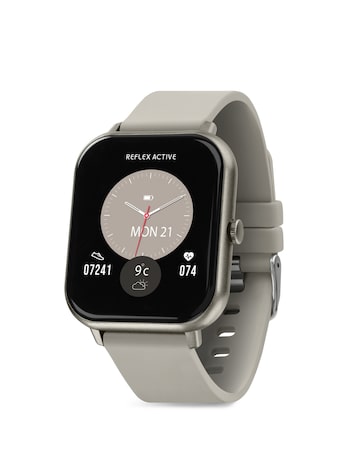 Reflex Active Nexus Silicone Strap Smart Watch - Warm Grey