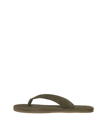 Jack & Jones Suede Flip Flop - Olive
