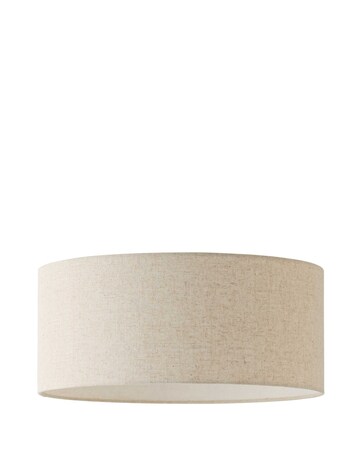 ValueLights Reni Squat Linen Drum Shade