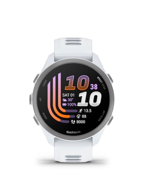 Garmin Forerunner 170 Music Smart Watch - Whitestone/Cloud Blue