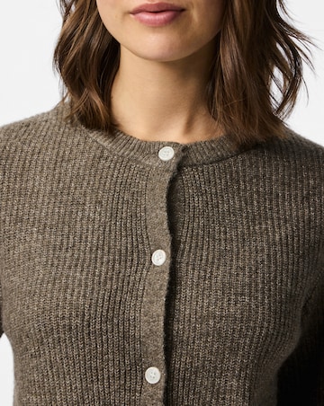 Pieces Half Sleeve Knit Cardigan