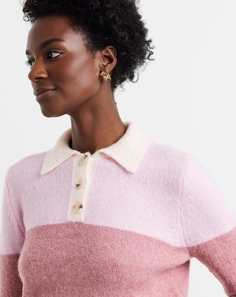 New In - Colour Block Rugby Jumper