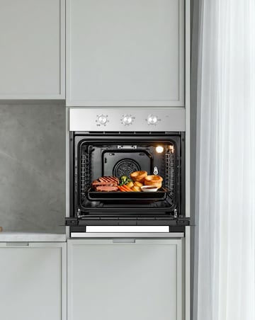 Midea Built-In Single Oven - Stainless Steel + Installation