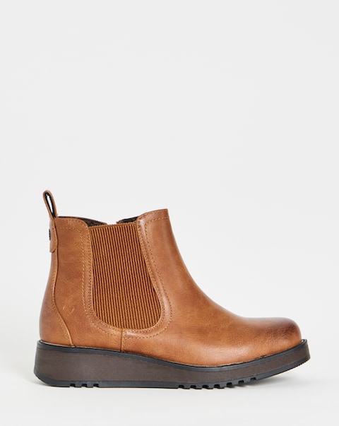 Heavenly Feet Rolo Chelsea Boot Wide E Fit