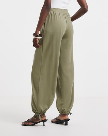Textured Jersey Balloon Trousers