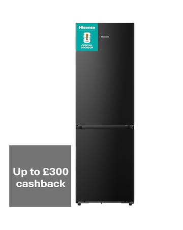Hisense KitchenFit RB5K330GSFC Smart 60/40 Fridge Freezer - Black