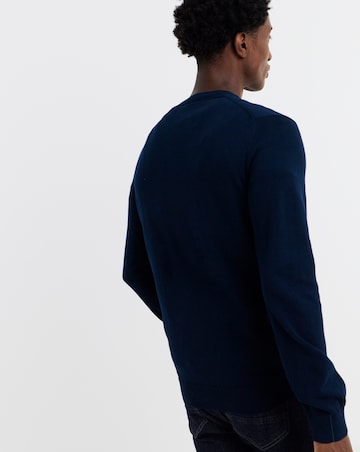 Lacoste Classic Crew Neck Sweater - Navy