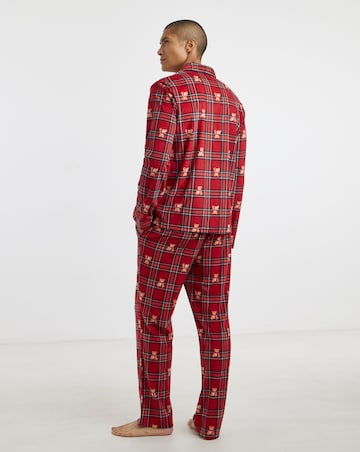 Bear Print Family Pyjamas - Mens