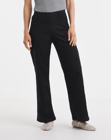 Black Stretch Wide Leg Jeggings