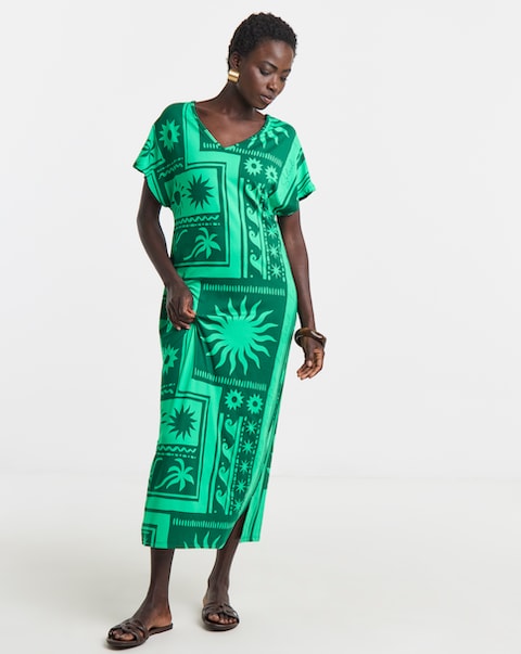Jersey Midi T-Shirt Dress