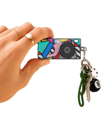 Praktica Snap& Go Mini Camera inc 8GB Micro SD Card & Phone Adapter Splash