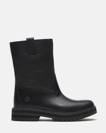 Timberland Black Britton Drive Pull On Boots - Standard Fit (D)